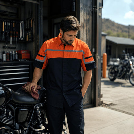 Men's Torque Shift Mechanic Shirt, MDM11616