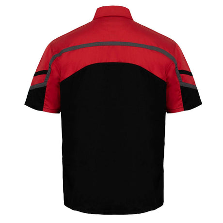 Men’s "Torque Shift" Multi-Color Work Shop Shirt - Reflective Rider Workwear Shirt - MDM11617