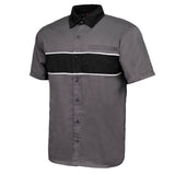 Men's "Hardline" Multi/Color Mechanic Work Shirt - Cotton Button Up Shop Shirt - MDM11619