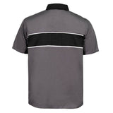Men's "Hardline" Multi/Color Mechanic Work Shirt - Cotton Button Up Shop Shirt - MDM11619