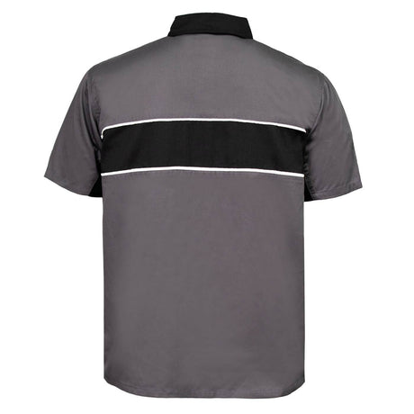 Men's "Hardline" Multi/Color Mechanic Work Shirt - Cotton Button Up Shop Shirt - MDM11619
