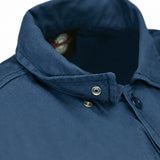 Men’s 'Pinstripe' Blue Short Sleeve Mechanic Work Shirt - MDM11620