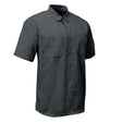 MMCC Men's Charcoal Super Duty Classic Mechanic Work Shirt - 2 Chest Pockets - Microfiber Panel - MDM11687