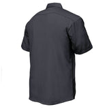 MMCC Men's Charcoal Super Duty Classic Mechanic Work Shirt - 2 Chest Pockets - Microfiber Panel - MDM11687