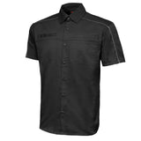 Men's "Slipstream" Classic Mechanic Garage Work Shirt - 100% Cotton w/ Microfiber Panel - MDM11689