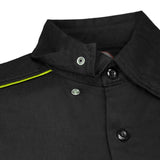 MMCC Men's Slipstream Black/Green Mechanic Work Shirt - 100% Cotton w/ Microfiber Panel - MDM11690