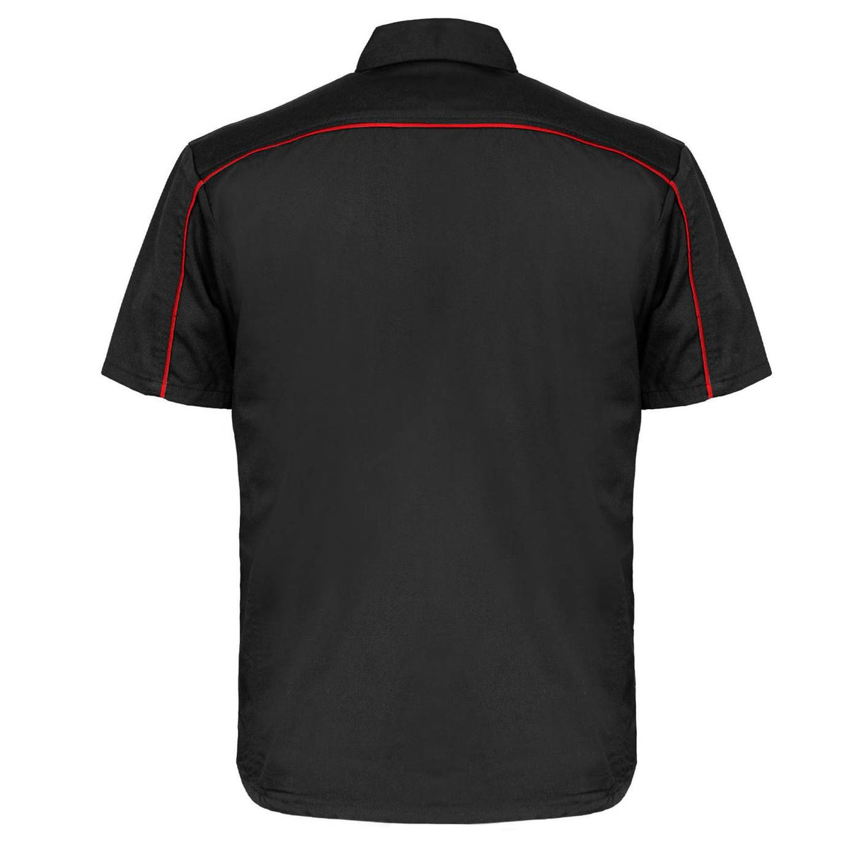 Men's "Slipstream" Classic Mechanic Garage Work Shirt - 100% Cotton w/ Microfiber Panel - MDM11691