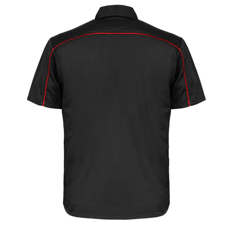 Men's "Slipstream" Classic Mechanic Garage Work Shirt - 100% Cotton w/ Microfiber Panel - MDM11691