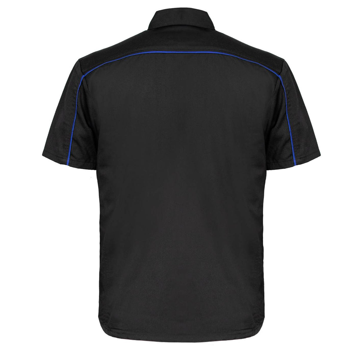 Men's "Slipstream" Classic Mechanic Garage Work Shirt - 100% Cotton w/ Microfiber Panel - MDM11692