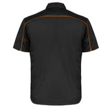 Men's "Slipstream" Classic Mechanic Garage Work Shirt - 100% Cotton w/ Microfiber Panel - MDM11693