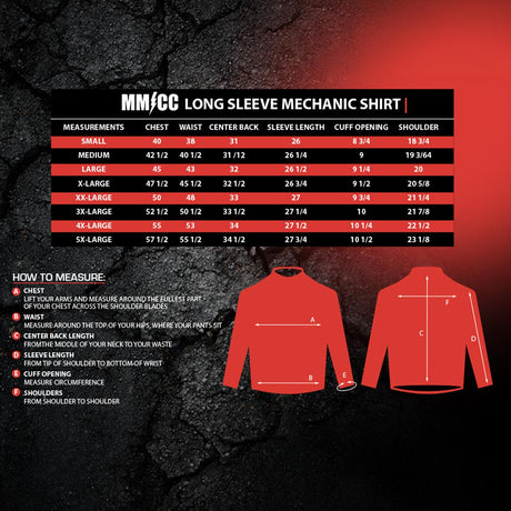 MMCC Men's Octane Long Sleeve Mechanic Shirt - Black with Neon Green Stripe - 50-50 Cotton Poly - MMCC16004