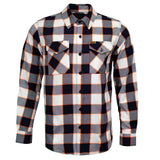 Men's "Alpha" Multi/Color Plaid Flannel Shirt - Cotton Button Up Workwear - MMC11604