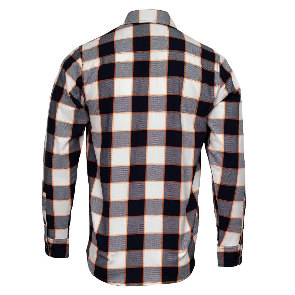 Men's "Alpha" Multi/Color Plaid Flannel Shirt - Cotton Button Up Workwear - MMC11604