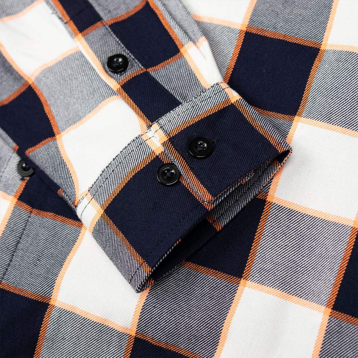 Men's "Alpha" Multi/Color Plaid Flannel Shirt - Cotton Button Up Workwear - MMC11604