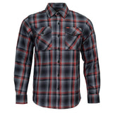 Men's "Eclipse" Multi/Color Plaid Flannel Shirt - Cotton Button Up Workwear - MMC11605