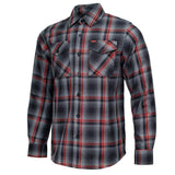 Men's "Eclipse" Multi/Color Plaid Flannel Shirt - Cotton Button Up Workwear - MMC11605