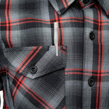 Men's "Eclipse" Multi/Color Plaid Flannel Shirt - Cotton Button Up Workwear - MMC11605
