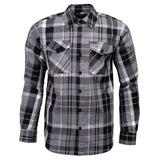 Men's "Mastodon" Multi/Color Plaid Flannel Shirt - Cotton Button Up Workwear - MMC11606