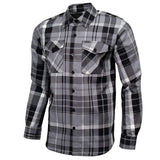 Men's "Mastodon" Multi/Color Plaid Flannel Shirt - Cotton Button Up Workwear - MMC11606