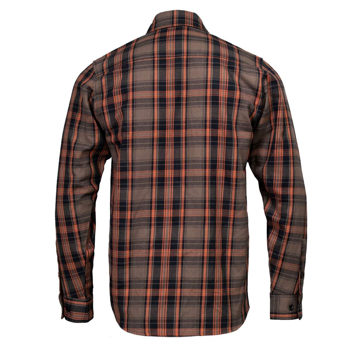 Men's "Brimstone" Multi/Color Plaid Flannel Shirt - Cotton Button Up Workwear - MMC11608