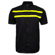 MMCC Men's Petrol Classic Mechanic Button Up Shirt - Dual Chest Pockets - Microfiber Panel - Rider Ready - MMC16005