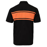MMCC Men's Gear Head Classic Mechanic Button Up Shirt - Dual Chest Pockets - Microfiber Panel