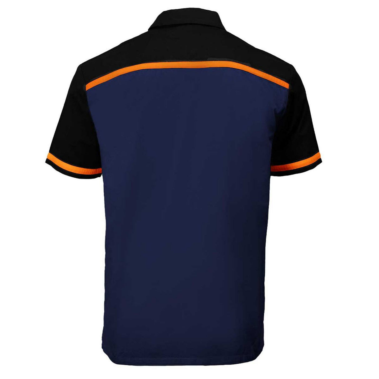 Men's Pit Line Mechanic Button Up Shirt - Dual Chest Pockets - Microfiber Panel - Rider Ready - MMC16026