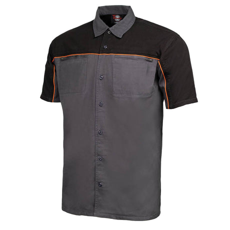 Men's "Reveline" Multi/Color Mechanic Work Shirt - Cotton Button Up Shop Shirt - MMC16030