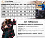 Milwaukee Leather MNG21612 Women's Black and Pink with Blue Long Sleeve Cotton Flannel Shirt