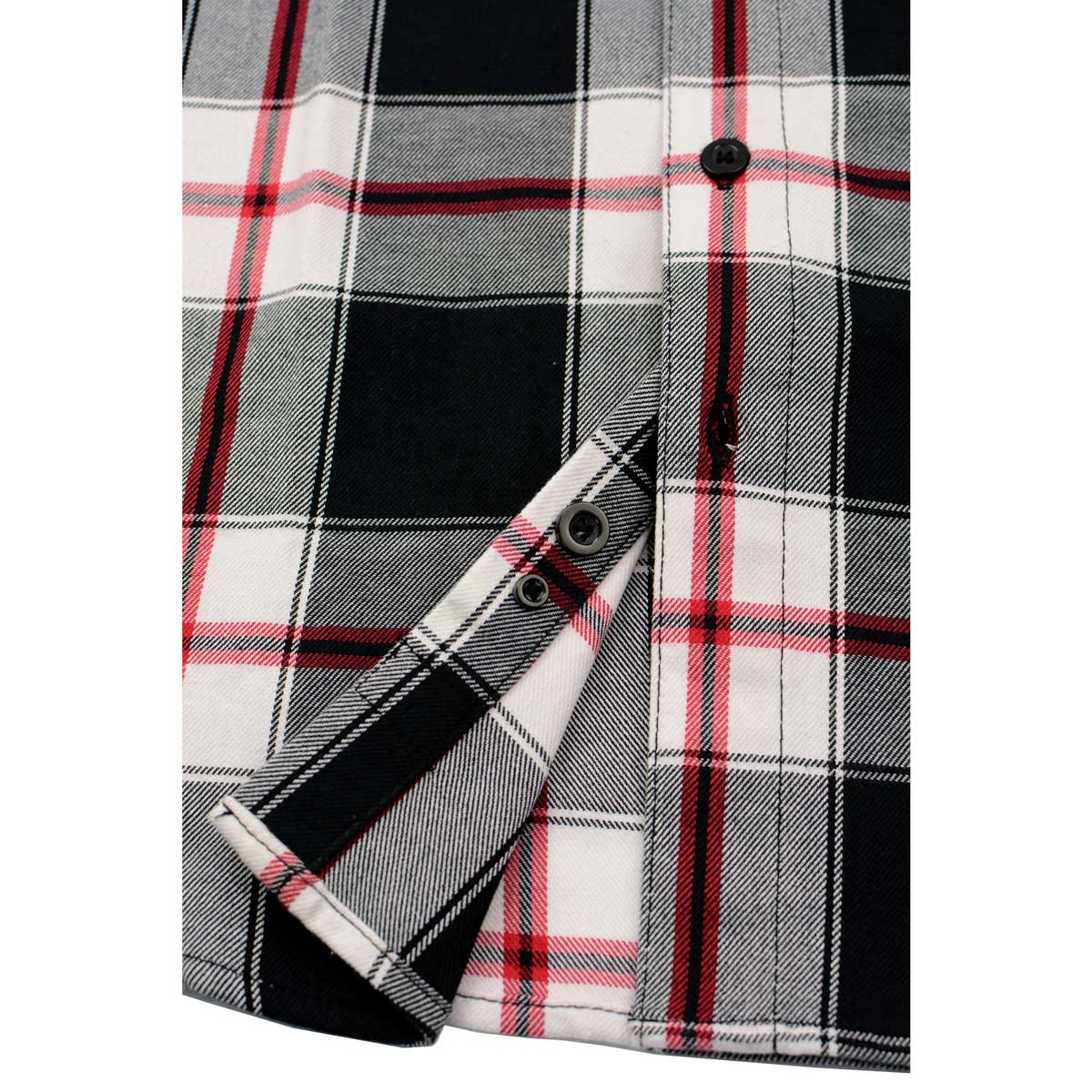 Men's "Dragon" Multi-Color Cotton Button Down Flannel Shirt - MNG11625 - by Milwaukee Leather