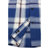 Milwaukee Leather Men’s Plaid Flannel Long Sleeve Shirt with Chest Pockets