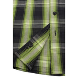 Men's "Steelbound" Multi-Color Cotton Long Sleeve Flannel Shirt - MNG11657 - by Milwaukee Leather