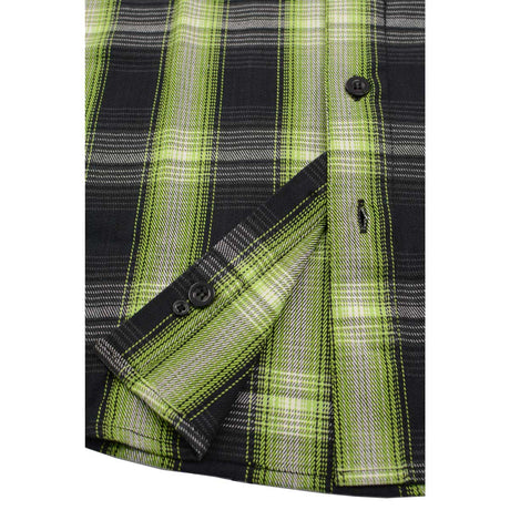 Men's 'Steelbound' Multi-Color Cotton Long Sleeve Flannel Shirt - MNG11657 - by Milwaukee Leather