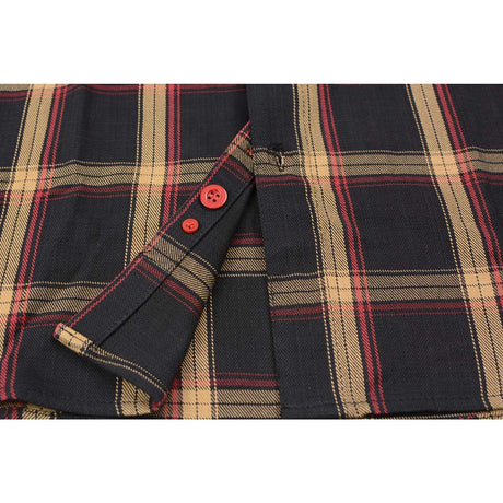 Men's 'Ironmark' Multi-Color Cotton Long Sleeve Flannel Shirt - MNG11669 - by Milwaukee Leather