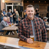 Milwaukee Motorcycle Clothing Co. Men's Reversible Plaid Flannel Shirt