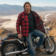Milwaukee Motorcycle Clothing Co. Men's Reversible Plaid Flannel Shirt