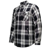 Men's Desperado Reversible Flannel Shirt - 100% Cotton Snap Front Plaid w/ Chest and Hand Pockets - MNG11804