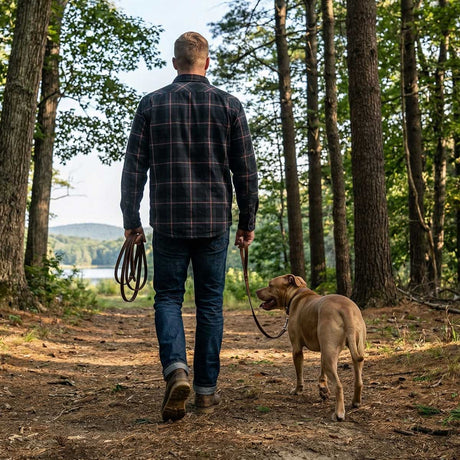 MMCC Men's Deadwood Reversible Flannel Shirt - 100% Cotton Snap Front Plaid w/ Chest and Hand Pockets - MNG11805