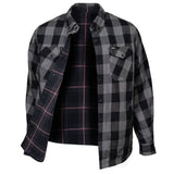 MMCC Men's Desperado Reversible Flannel Shirt - 100% Cotton Snap Front Plaid w/ Chest and Hand Pockets - MNG11805