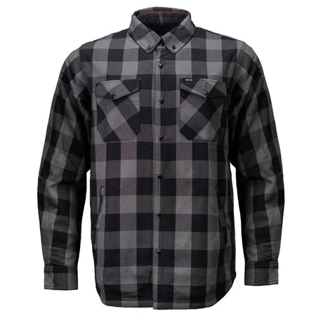 Men's Desperado Reversible Flannel Shirt - 100% Cotton Snap Front Plaid w/ Chest and Hand Pockets - MNG11805