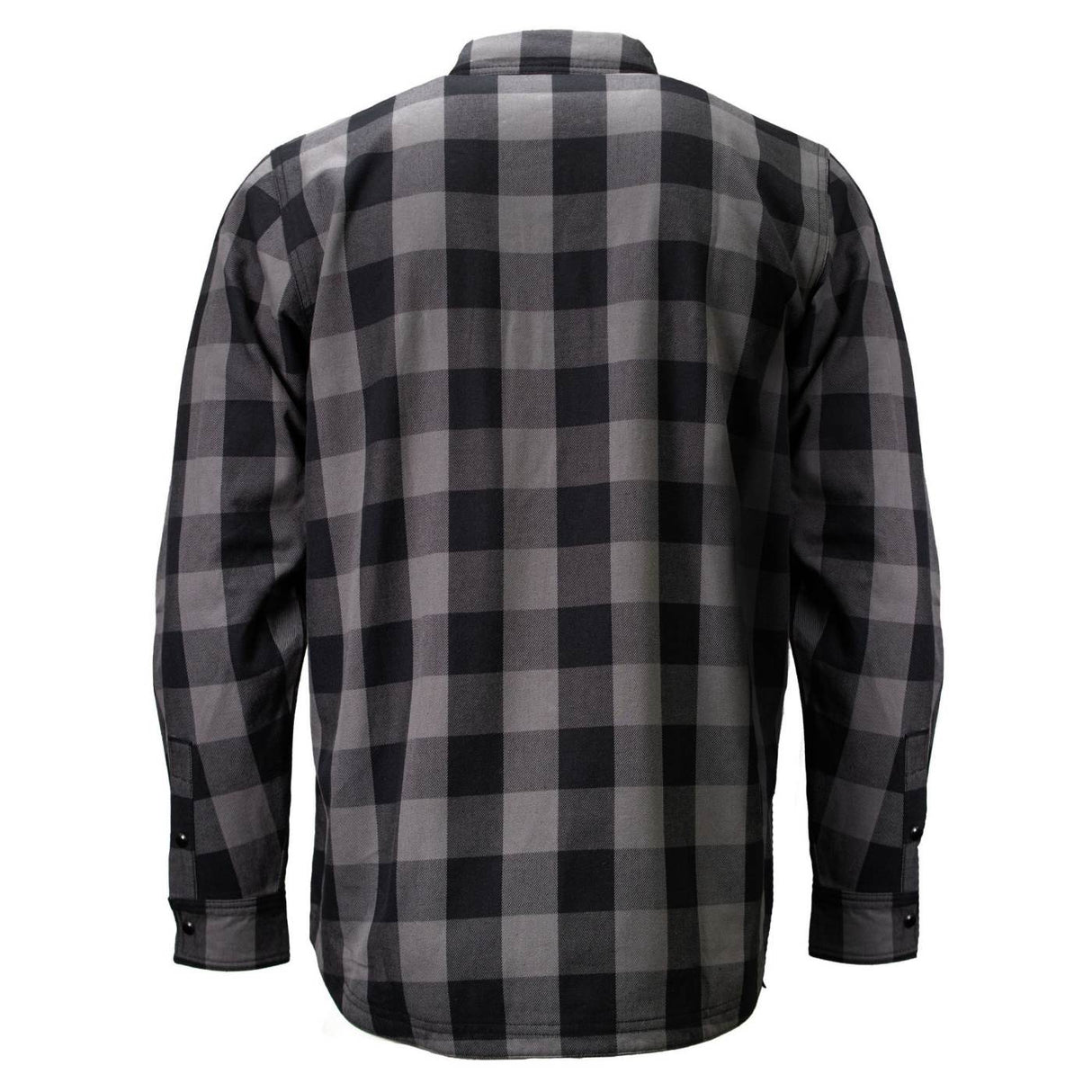 Men's Desperado Reversible Flannel Shirt - 100% Cotton Snap Front Plaid w/ Chest and Hand Pockets - MNG11805