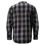 Men's Desperado Reversible Flannel Shirt - 100% Cotton Snap Front Plaid w/ Chest and Hand Pockets - MNG11805