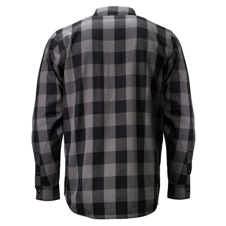 Men's Desperado Reversible Flannel Shirt - 100% Cotton Snap Front Plaid w/ Chest and Hand Pockets - MNG11805