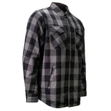 Men's Desperado Reversible Flannel Shirt - 100% Cotton Snap Front Plaid w/ Chest and Hand Pockets - MNG11805