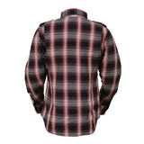 Women's "Iron Roses - Red Thorn" Multi-Color Armored Flannel Shirt - MPL2604