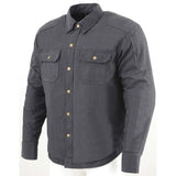 Men's "Asphalt Shield - Warpath" Black Armored Flannel Shirt - MPM1622