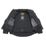 Men's "Asphalt Shield - Hellbound" Black Armored Flannel Shirt - MPM1623