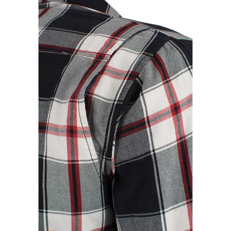Milwaukee Leather MPM1635 Men’s Armored Riding Flannel – Full Aramid Fiber Lined, CE Shoulder/Elbow Armor
