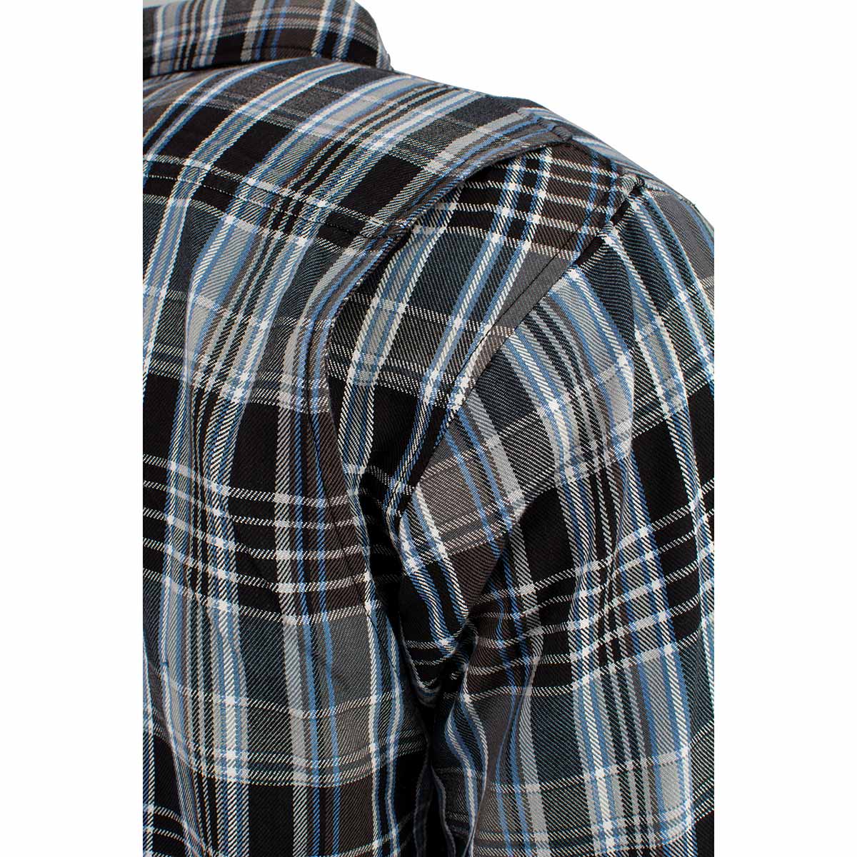 Milwaukee Leather MPM1636 Men’s Armored Riding Flannel – Full Aramid Fiber Lined, CE Shoulder/Elbow Armor