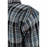 Milwaukee Leather MPM1636 Men’s Armored Riding Flannel – Full Aramid Fiber Lined, CE Shoulder/Elbow Armor
